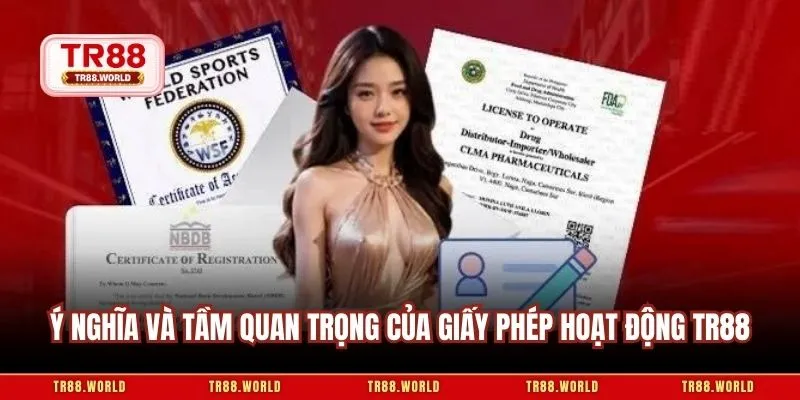 Ý nghĩa và tầm quan trọng của giấy phép hoạt động TR88